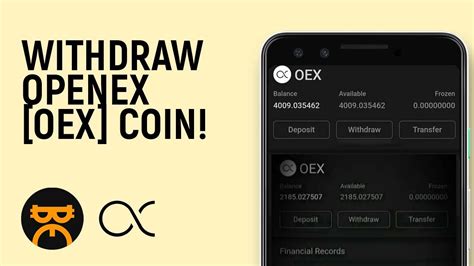 When and How to Withdraw OpenEX (OEX) Coin in Satoshi App.